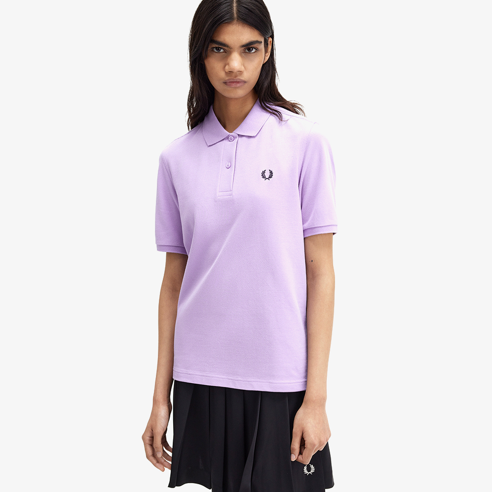 프레드페리 우먼 플레인 프레드페리 셔츠 바이올렛/네이비(Fred Perry Womens Plain Fred Perry Shirt Ultra Violet) - 4