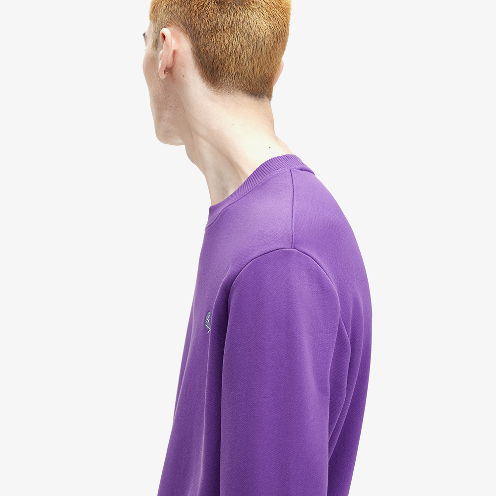 프레드페리 크루넥 스웻셔츠 에머시스트(Fred Perry Crew Neck Sweatshirt Amethyst/Ecru/Silver Blue) - 4