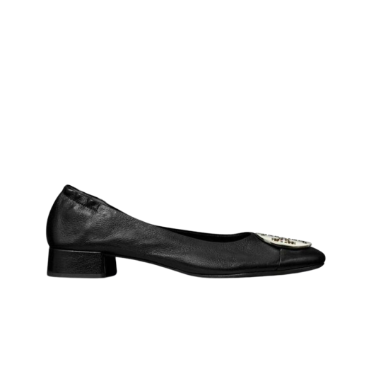 (W) Tory Burch Claire  Ballet Flat Black