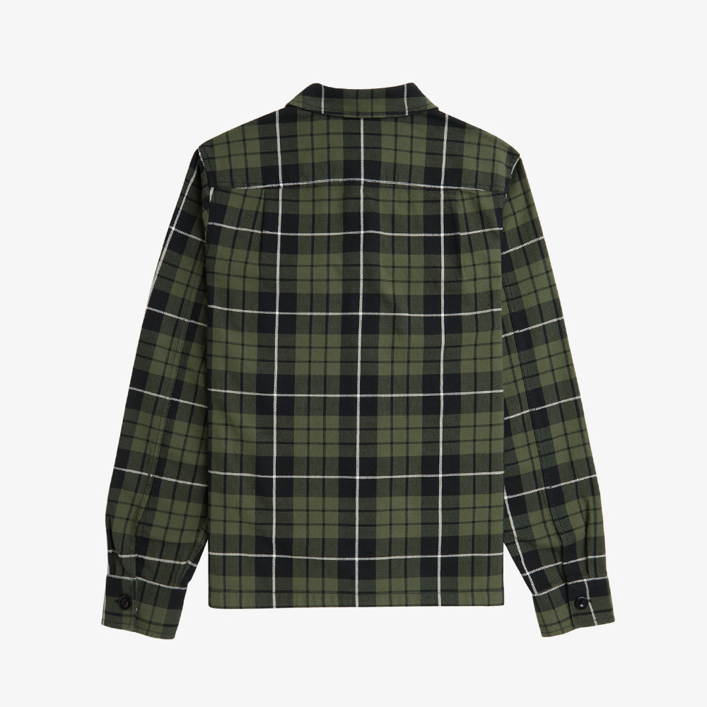 프레드페리 체크 오버셔츠 로렐리스그린(Fred Perry Check Overshirt Laurel Wreath Green) - 6