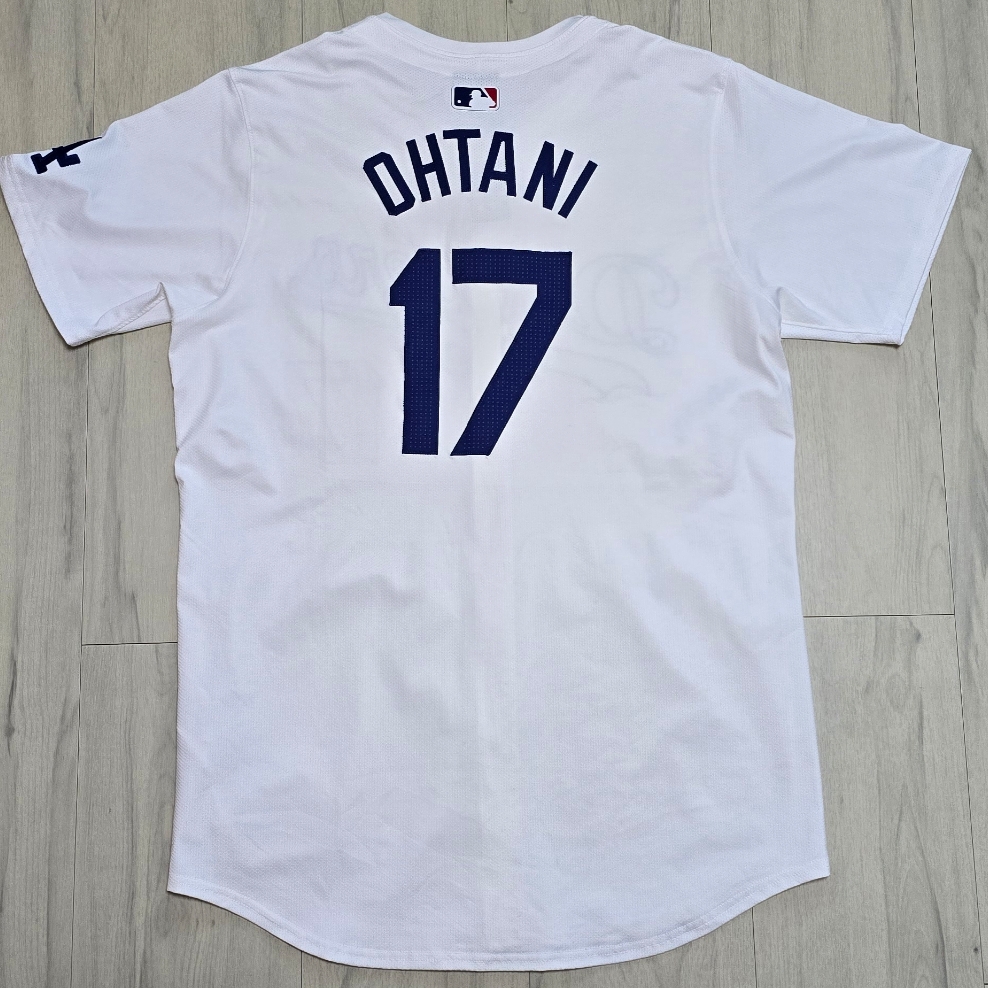 Nike MLB Los Angeles Dodgers Dri-Fit ADV Home Jersey White (Non Marking Ver.) 착용 스타일 - 2