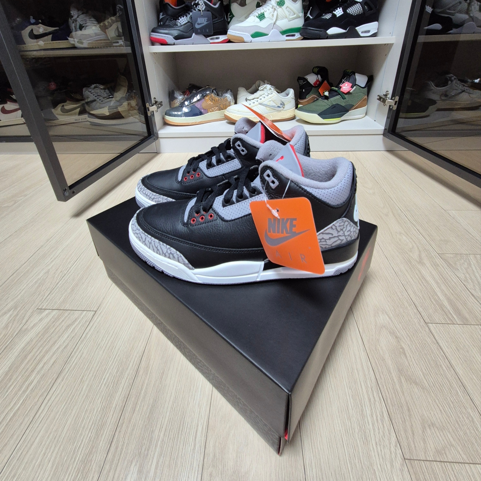 Jordan 3 Retro Black Cement 2024 착용 스타일 - 1