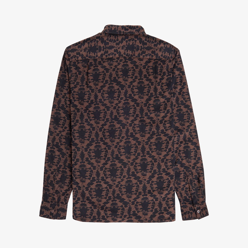 프레드페리 리핏 프린트 코듀로이 셔츠 캐링턴로드브릭(Fred Perry Repeat Print Corduroy Shirt Carrington Road Brick) - 6