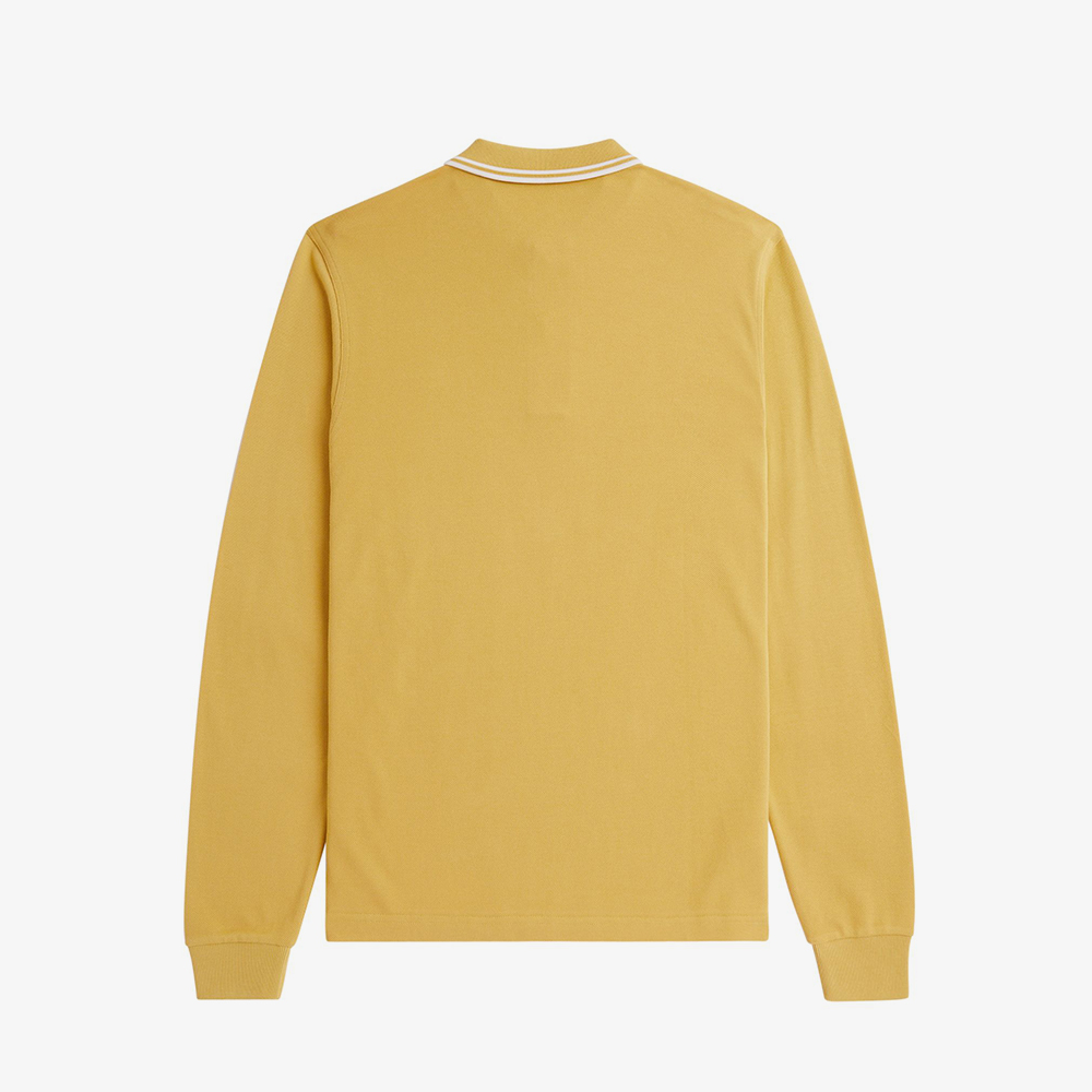 프레드페리 롱 슬리브 트윈 팁 프레드페리 셔츠 허니콤/에크루(Fred Perry Long Sleeve Twin Tipped Fred Perry Shirt Honeycomb) - 5