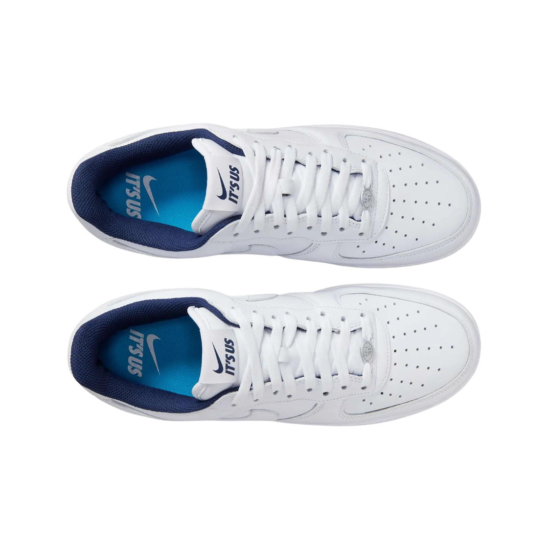 나이키 x 릴 야티 어스 포스 1 로우 화이트 앤 미드나잇 네이비(Nike x Lil Yachty Us Force 1 Low White and Midnight Navy) - 2