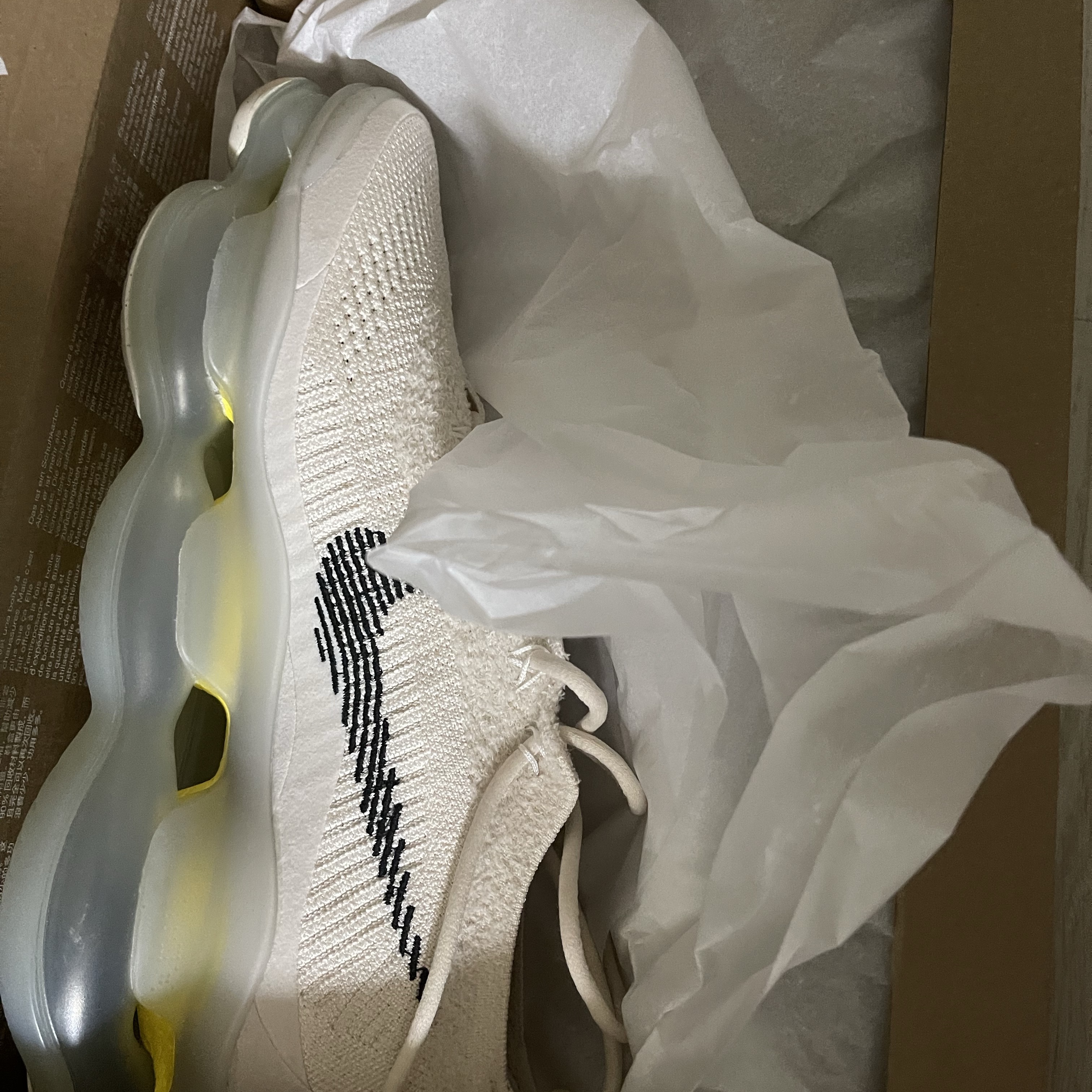 Nike Air Max Scorpion Flyknit Lemon Wash 착용 스타일