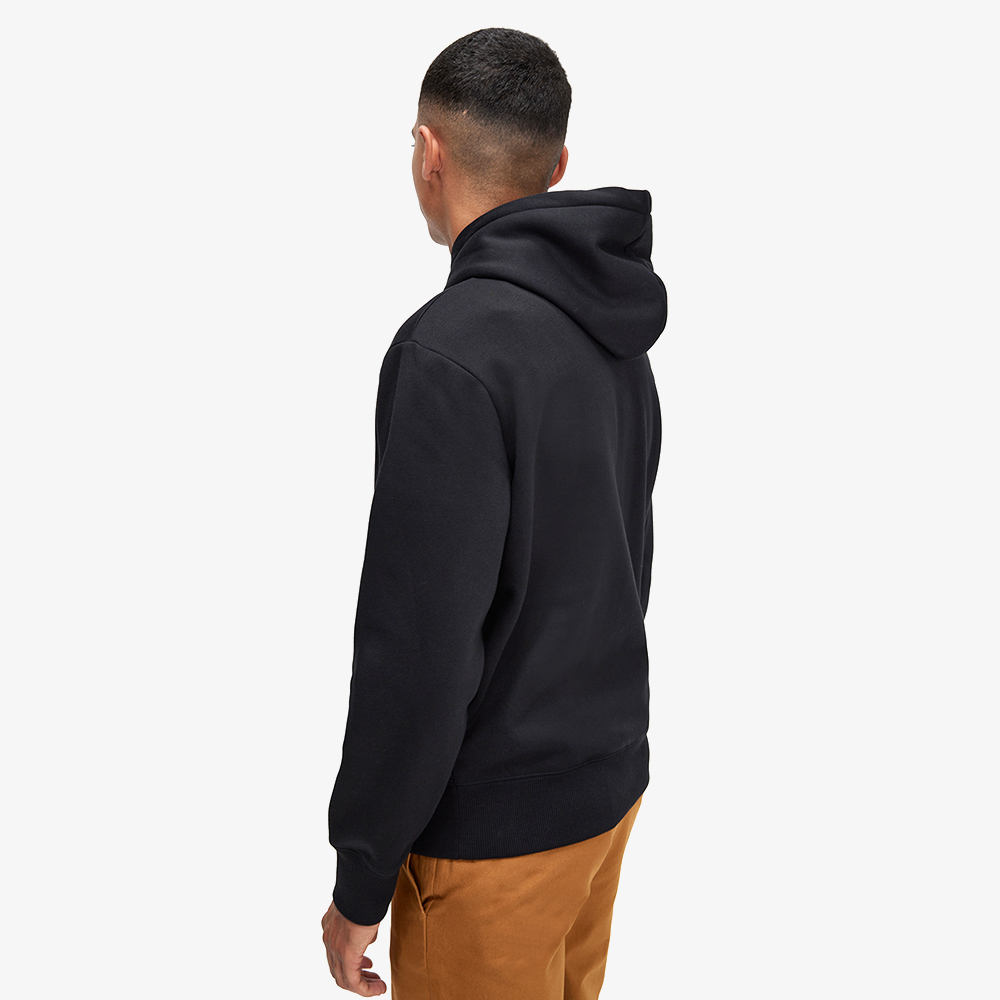 프레드페리 엠브로이더드 후디드 스웻셔츠 블랙(Fred Perry Embroidered Hooded Sweatshirt Black) - 2