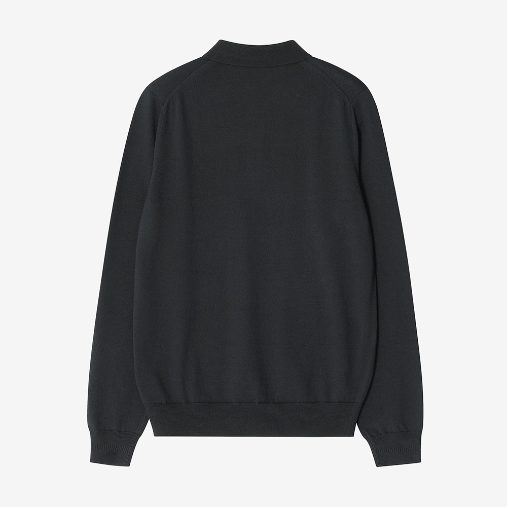 프레드페리 롱 슬리브 클래식 니트 셔츠 나이트그린(Fred Perry Classic Knitted Long Sleeve Shirt Night Green) - 2