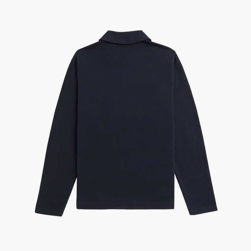 프레드페리 하프 집 스목 스웻셔츠 네이비(Fred Perry Half Zip Smock Sweatshirt Navy) - 6