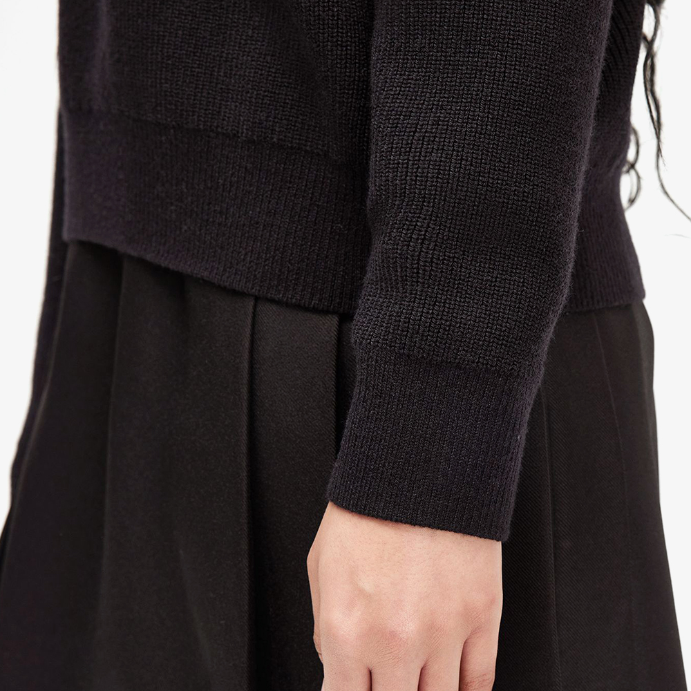 프레드페리 우먼 니트 셔츠 블랙(Fred Perry Womens Knitted Shirt Black) - 5
