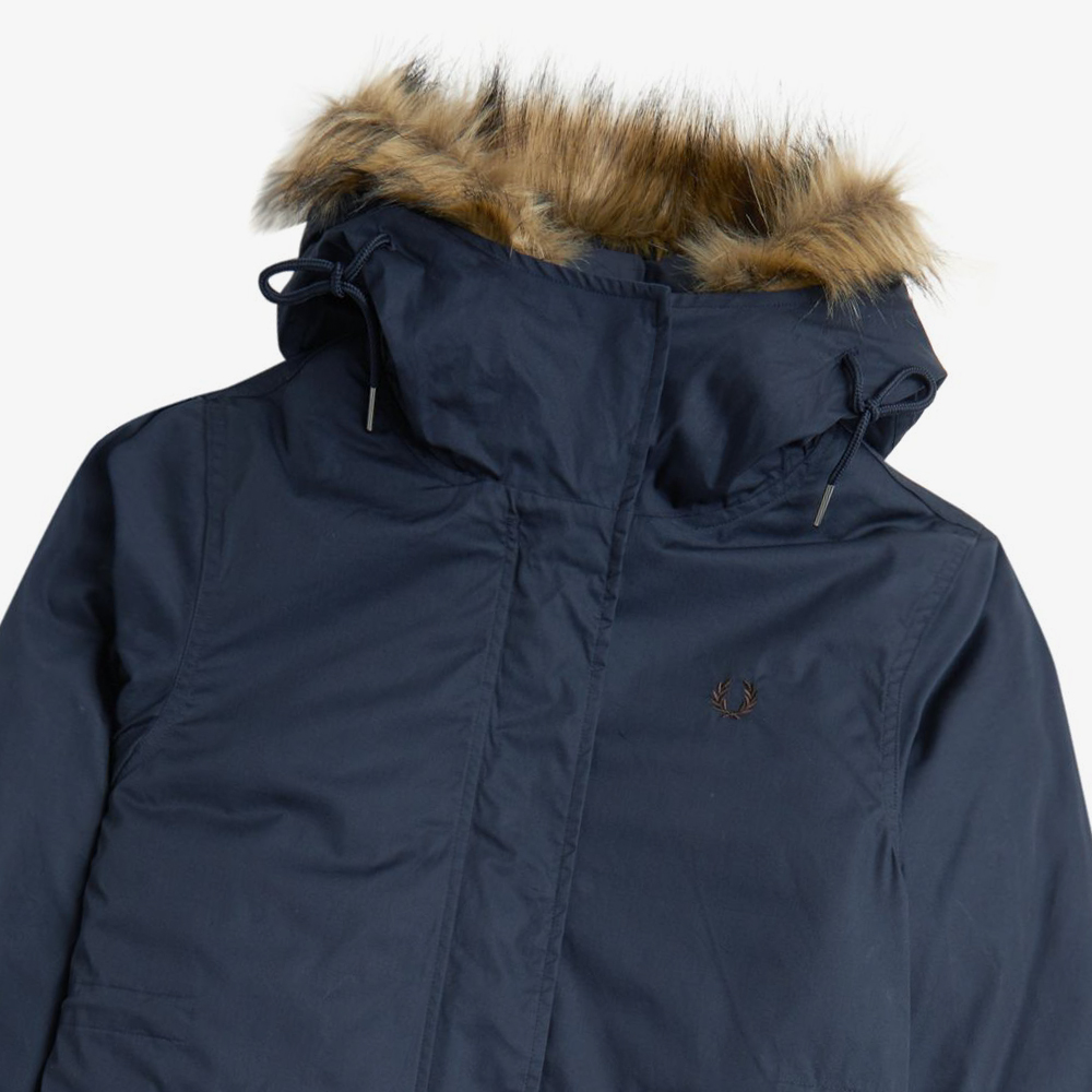 프레드페리 우먼 집 인 라이너 파카 네이비(Fred Perry Womens Zip-In Liner Parka Navy) - 3