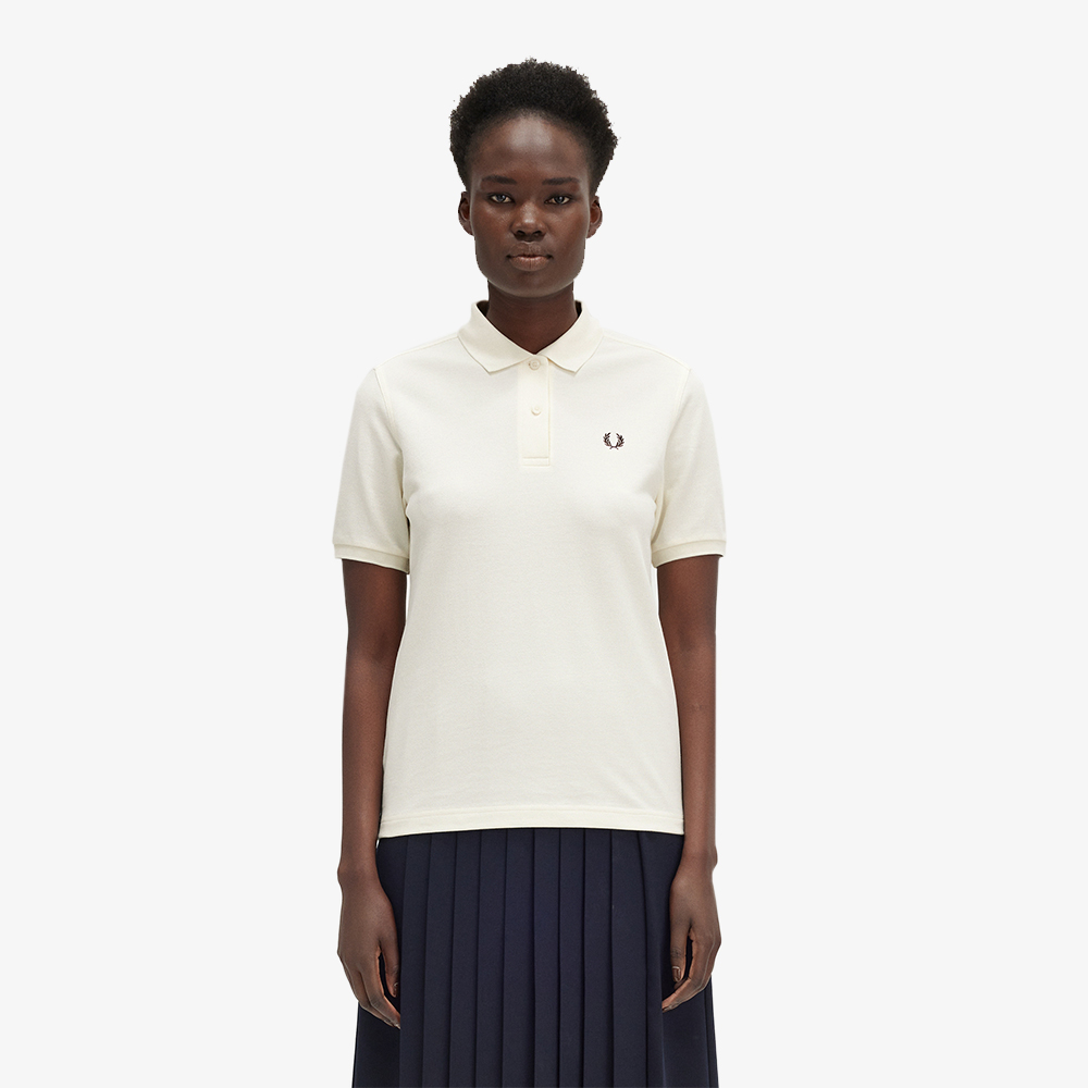 프레드페리 우먼 플레인 프레드페리 셔츠 에크루/캐링턴로드브릭(Fred Perry Womens Plain Fred Perry Shirt Ecru) - 2