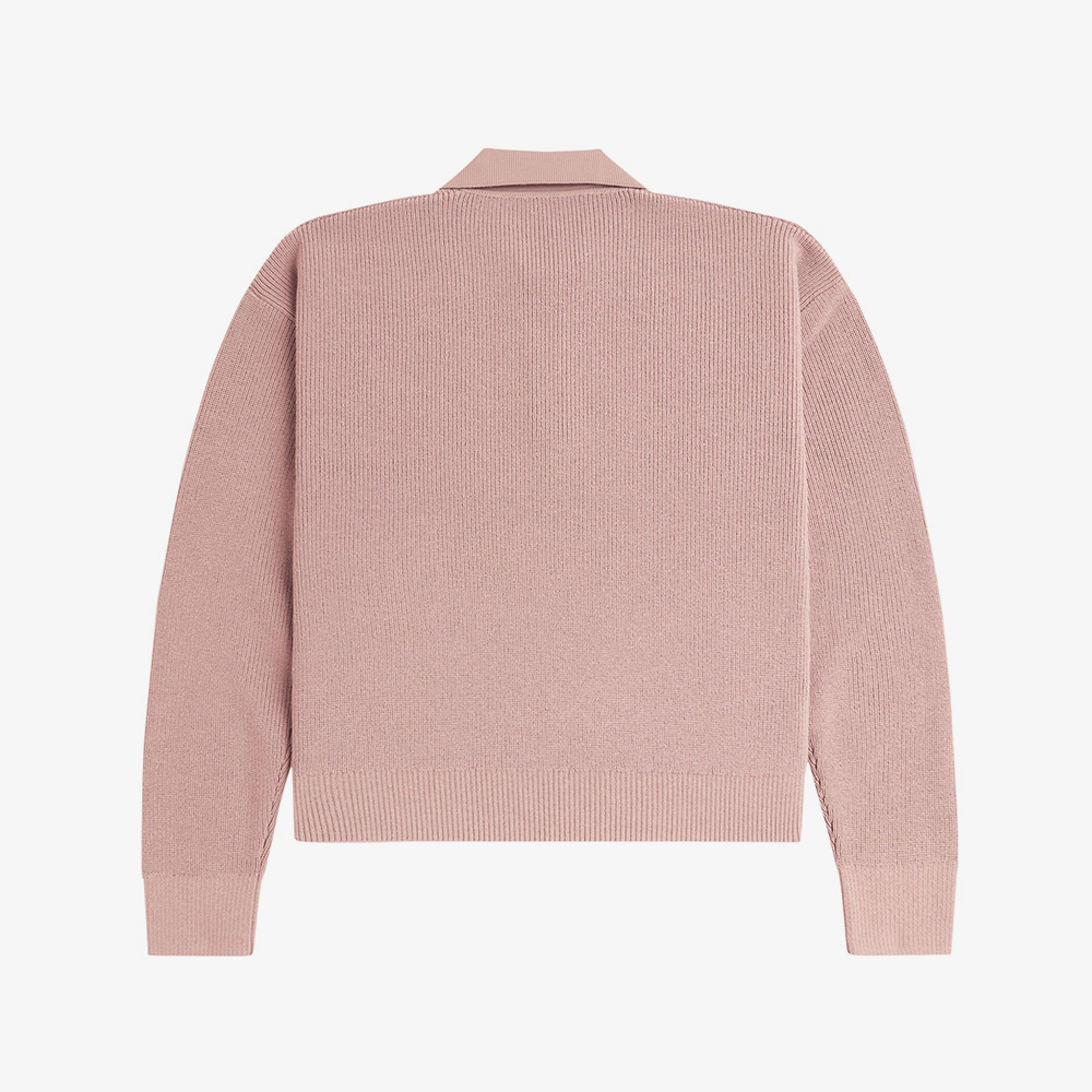 프레드페리 우먼 니트 셔츠 다크핑크(Fred Perry Womens Knitted Shirt Dark Pink) - 6