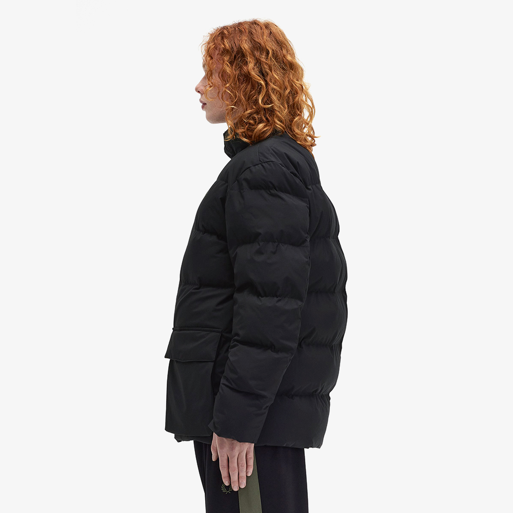 프레드페리 패디드 포켓 디테일 자켓 블랙(Fred Perry Padded Pocket Detail Jacket Black) - 3