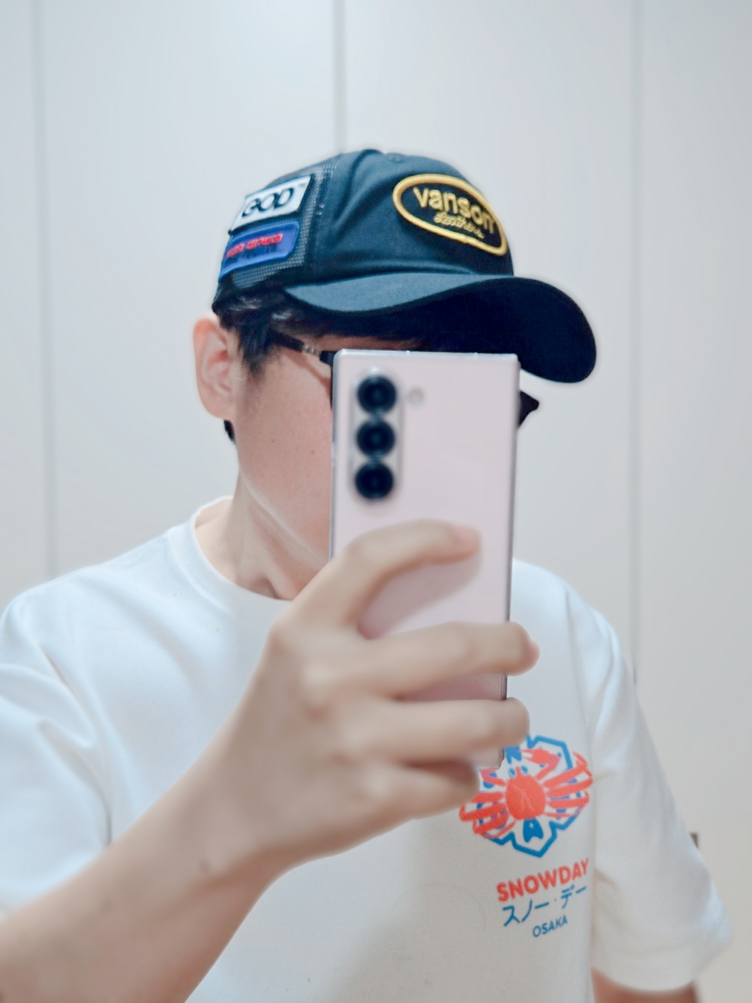Supreme x Hysteric Glamour x Vanson Leathers Mesh Back 6-Panel Black - 24FW 착용 스타일 - 1