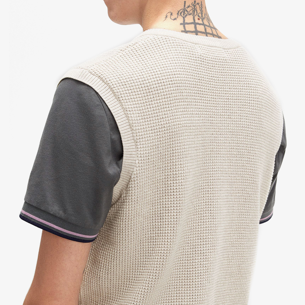 프레드페리 와플 스티치 베스트 포리지(Fred Perry Waffle Stitch Vest Porridge Marl) - 5
