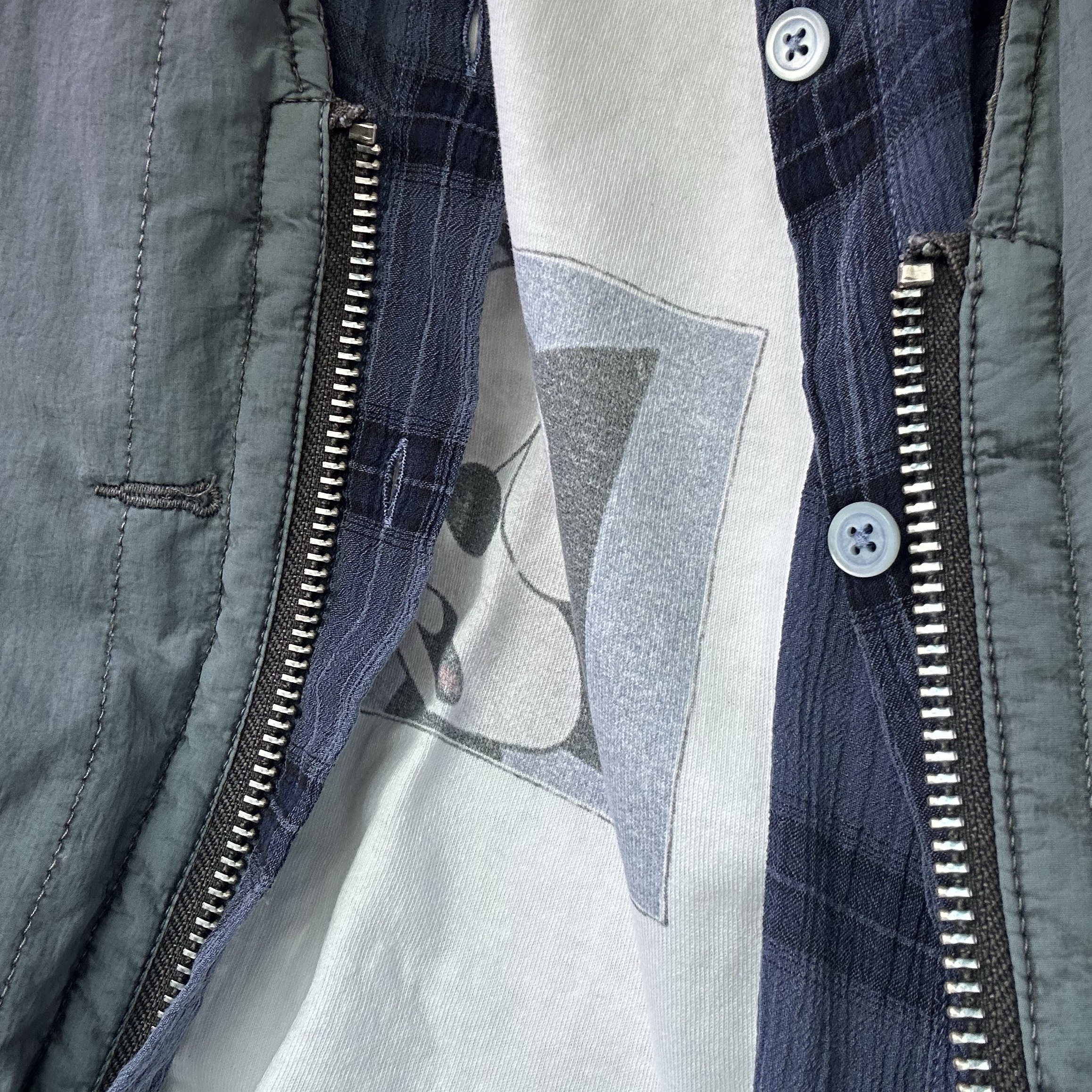 Polyteru 1011 Fatigue Sweatpants 1.2v Dirty Gray 착용 스타일 - 2