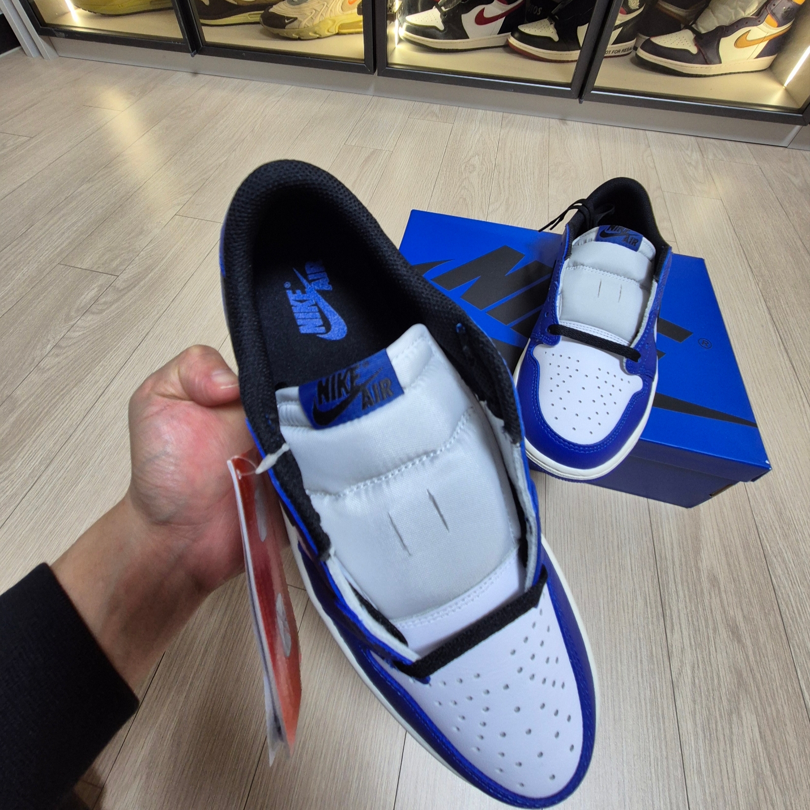 Jordan 1 Retro Low OG Game Royal 착용 스타일 - 5