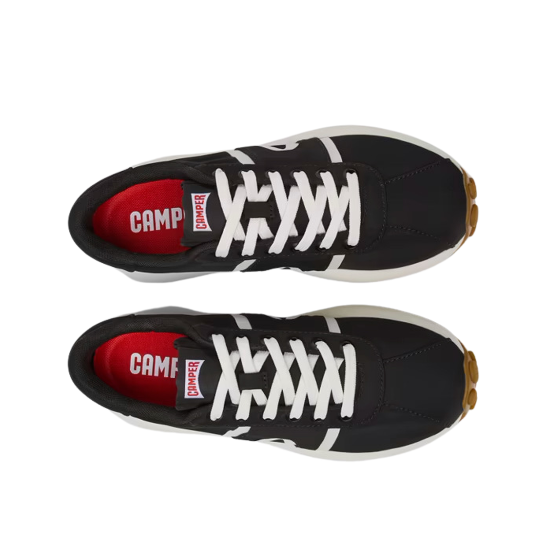 (W) 캠퍼 페롤타스 아테네 텍스타일 스니커즈 블랙((W) Camper Pelotas Athens Textile Sneakers Black) - 2