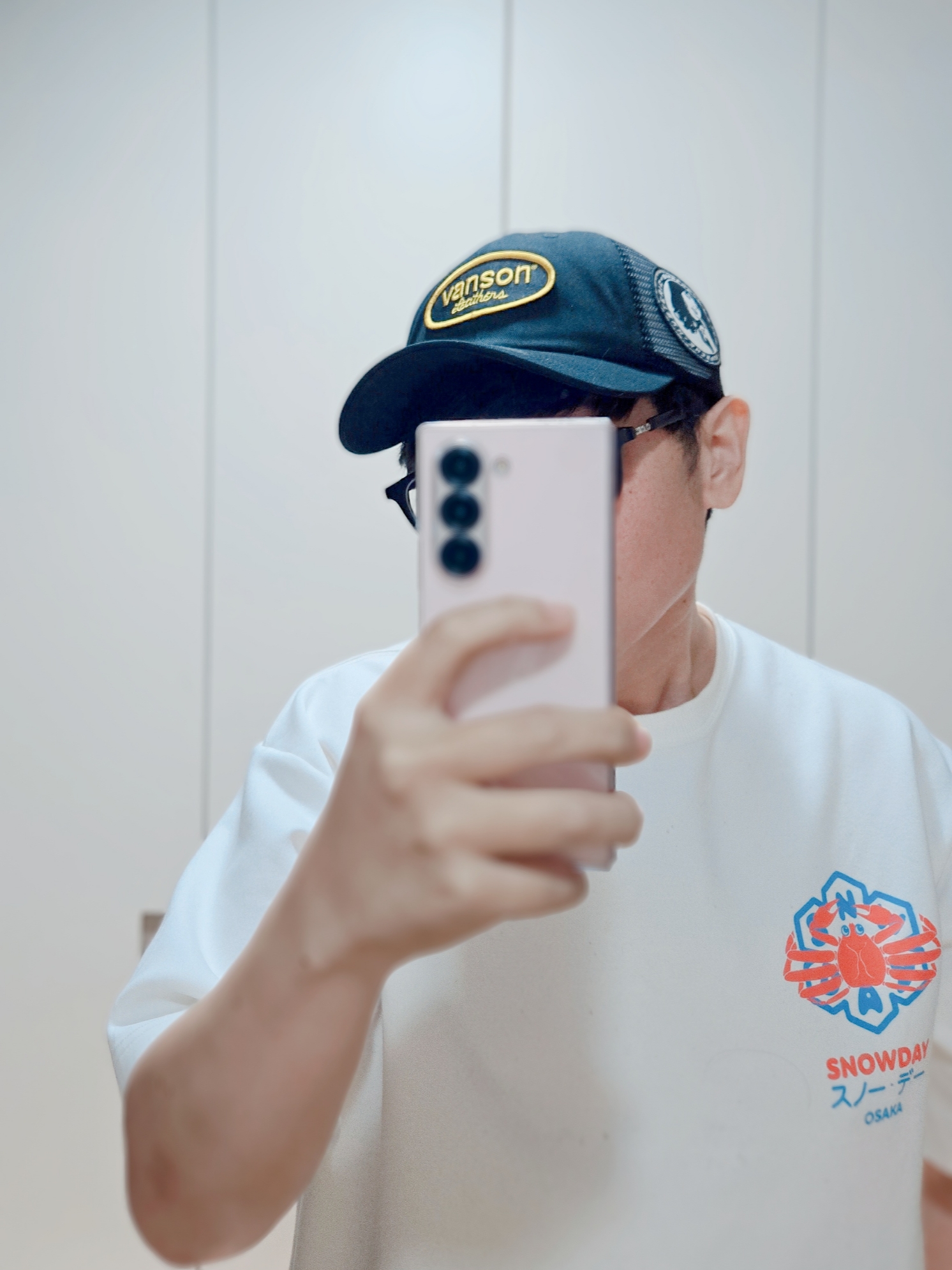 Supreme x Hysteric Glamour x Vanson Leathers Mesh Back 6-Panel Black - 24FW 착용 스타일 - 2