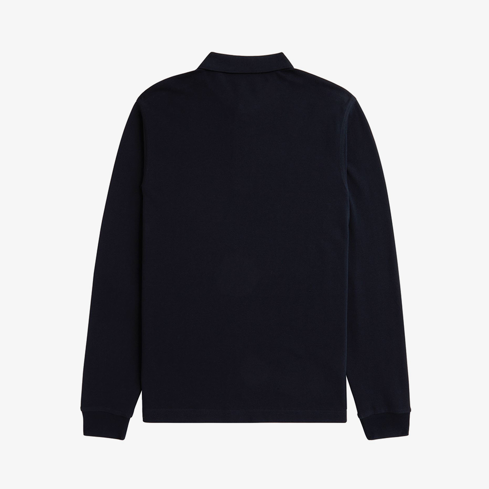 프레드페리 롱 슬리브 플레인 프레드페리 셔츠 네이비/허니콤(Fred Perry Long Sleeve Plain Fred Perry Shirt Navy) - 5