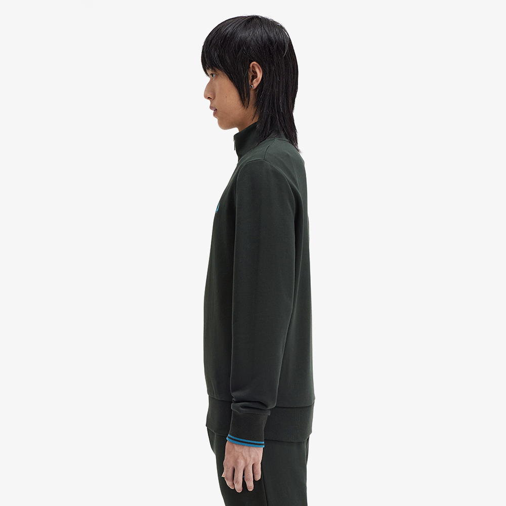 프레드페리 하프집 스웻셔츠 나이트그린(Fred Perry Half Zip Sweatshirt Night Green) - 3