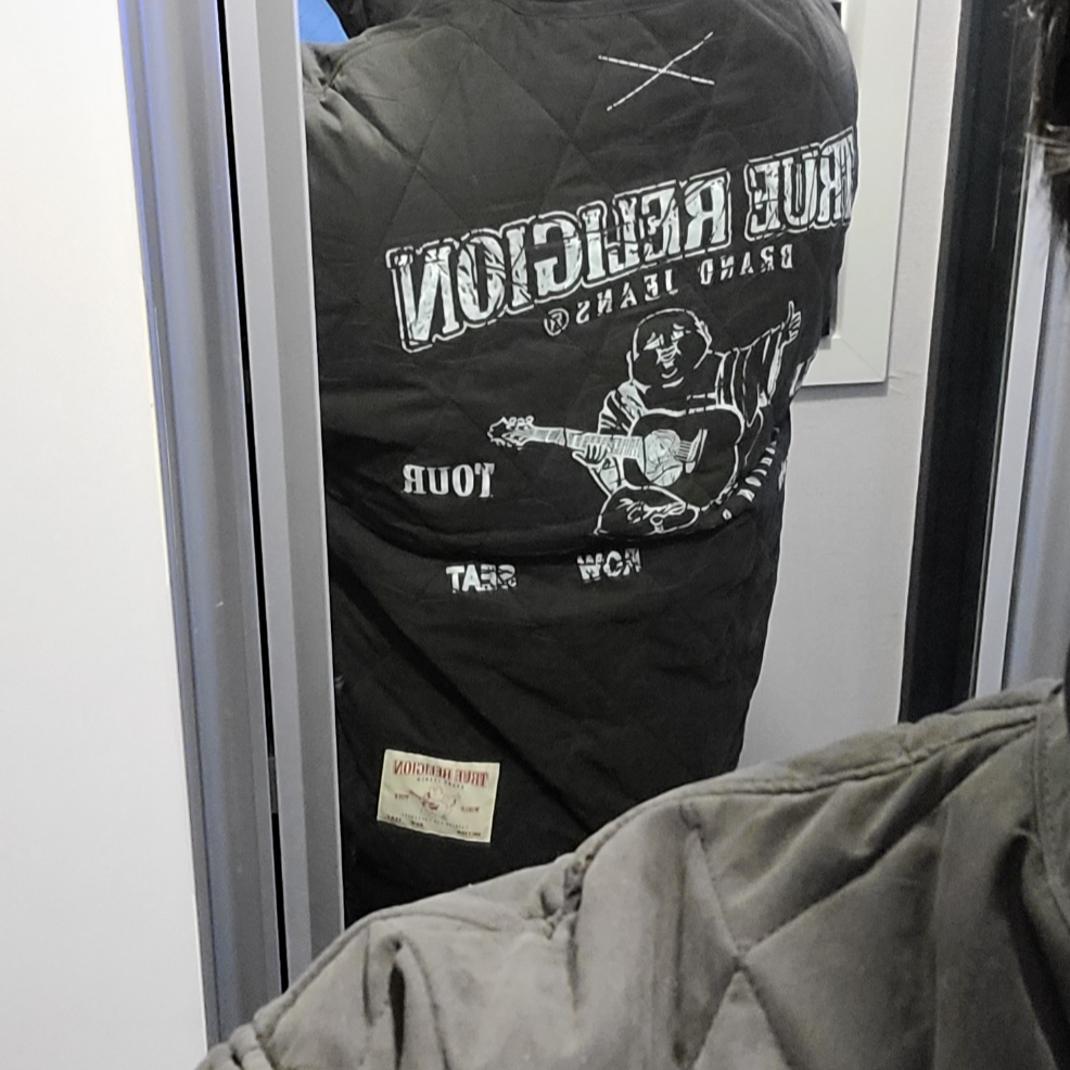 True Religion Grenade Liner Jacket MK2 Black 착용 스타일