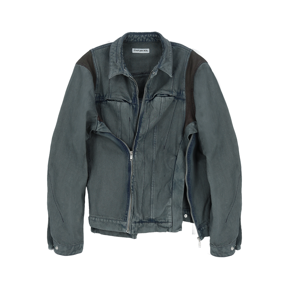 코스트퍼킬로 트러커 자켓 그레이 | Cost per Kilo | KREAM