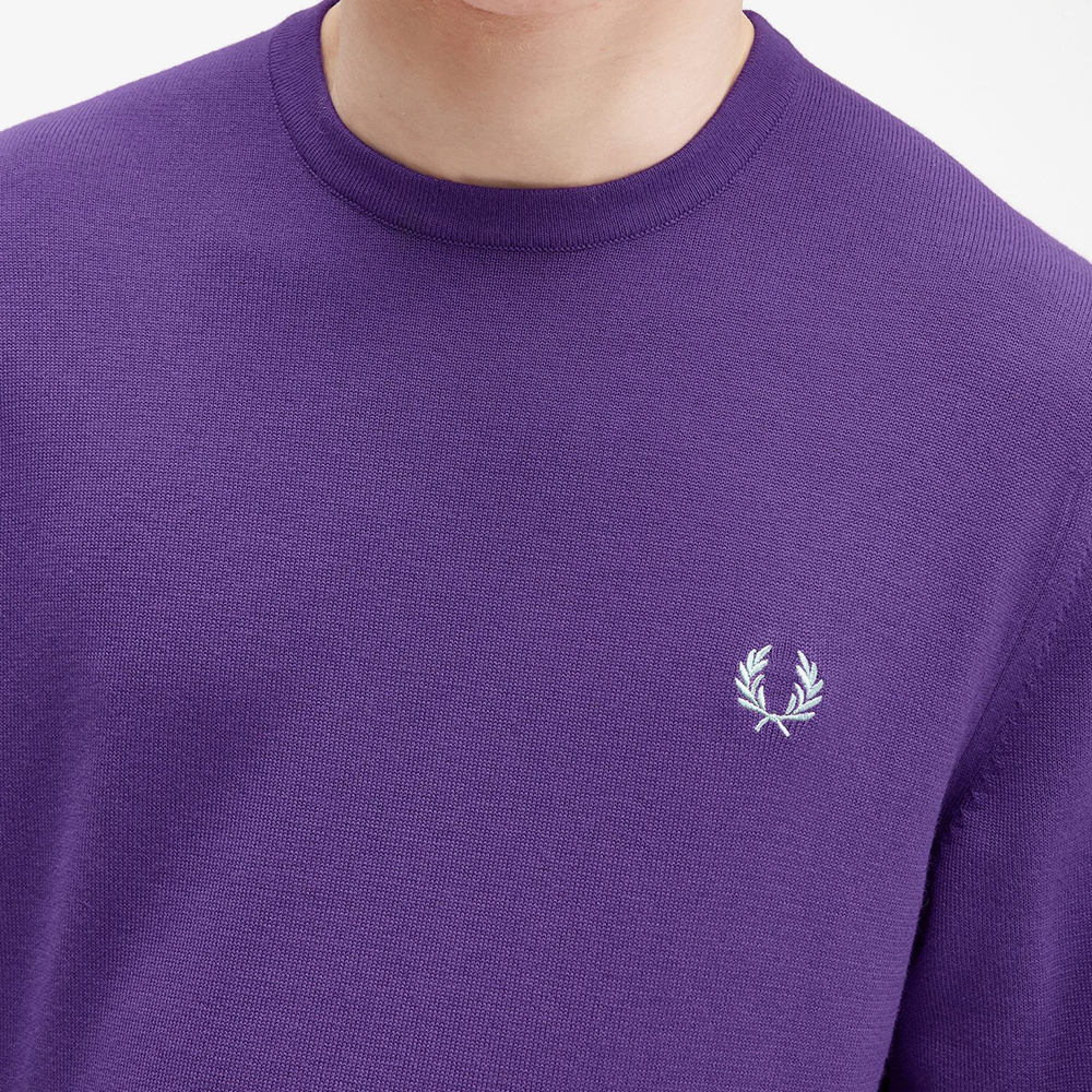 프레드페리 클래식 크루넥 메리노울 니트 에머시스트(Fred Perry Classic Crew Neck Knit Amethyst) - 5