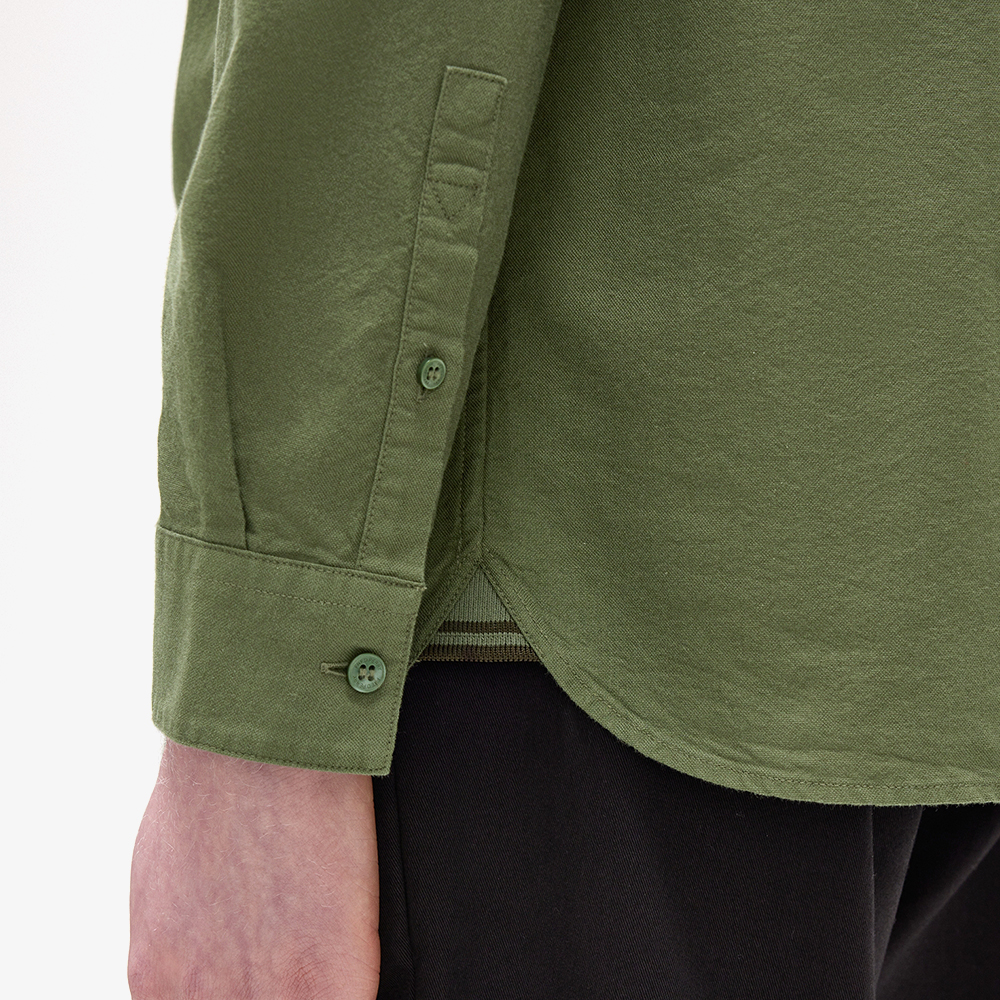프레드페리 롱 슬리브 옥스포드 셔츠 로렐리스그린(Fred Perry Long Sleeve Oxford Shirt Laurel Wreath Green) - 5