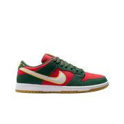 Nike SB Dunk Low Pro Premium Fir and Fire Red