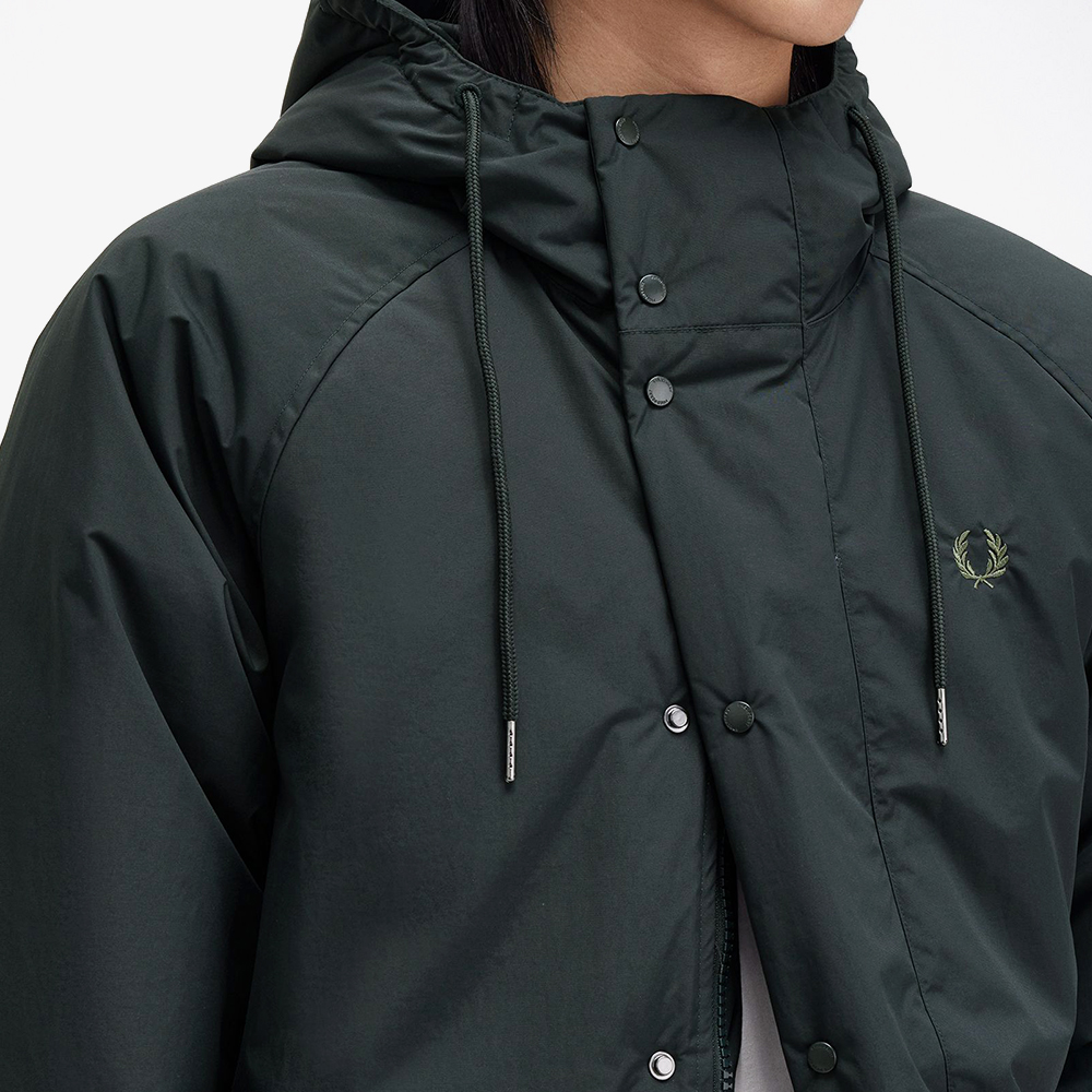 프레드페리 패디드 집 스루 자켓 나이트그린(Fred Perry Padded Zip Through Jacket Night Green) - 5
