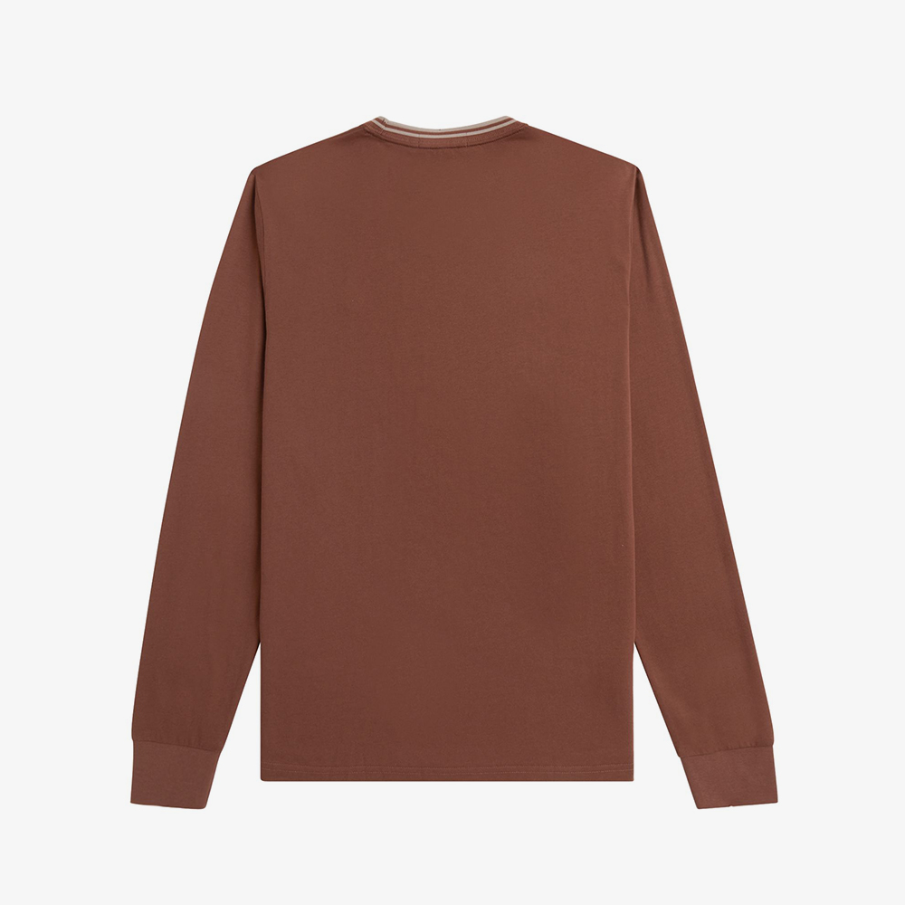 프레드페리 롱 슬리브 트윈 팁 티셔츠 위스키브라운(Fred Perry Twin Tipped Long Sleeve T-Shirt Whisky Brown) - 6