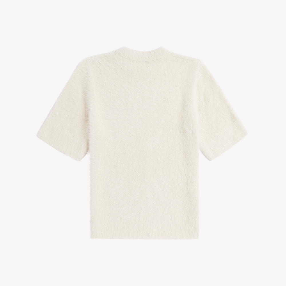 프레드페리 X 에이미와인하우스 텍스쳐드 니트 탑 에크루(Fred Perry X Amy Winehouse Textured Knitted Top Ecru) - 6