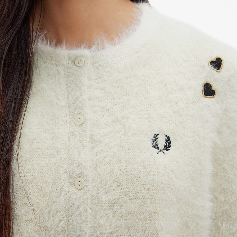프레드페리 X 에이미와인하우스 텍스쳐드 버튼 스루 가디건 에크루(Fred Perry X Amy Winehouse Textured Button Through Cardigan Ecru) - 5