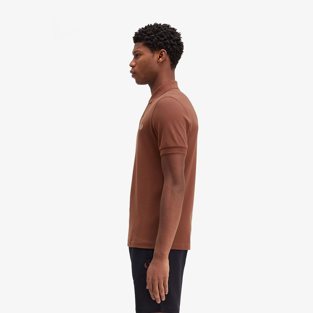 프레드페리 플레인 프레드페리 셔츠 위스키브라운/포리지(Fred Perry Plain Fred Perry Shirt Whisky Brown) - 3