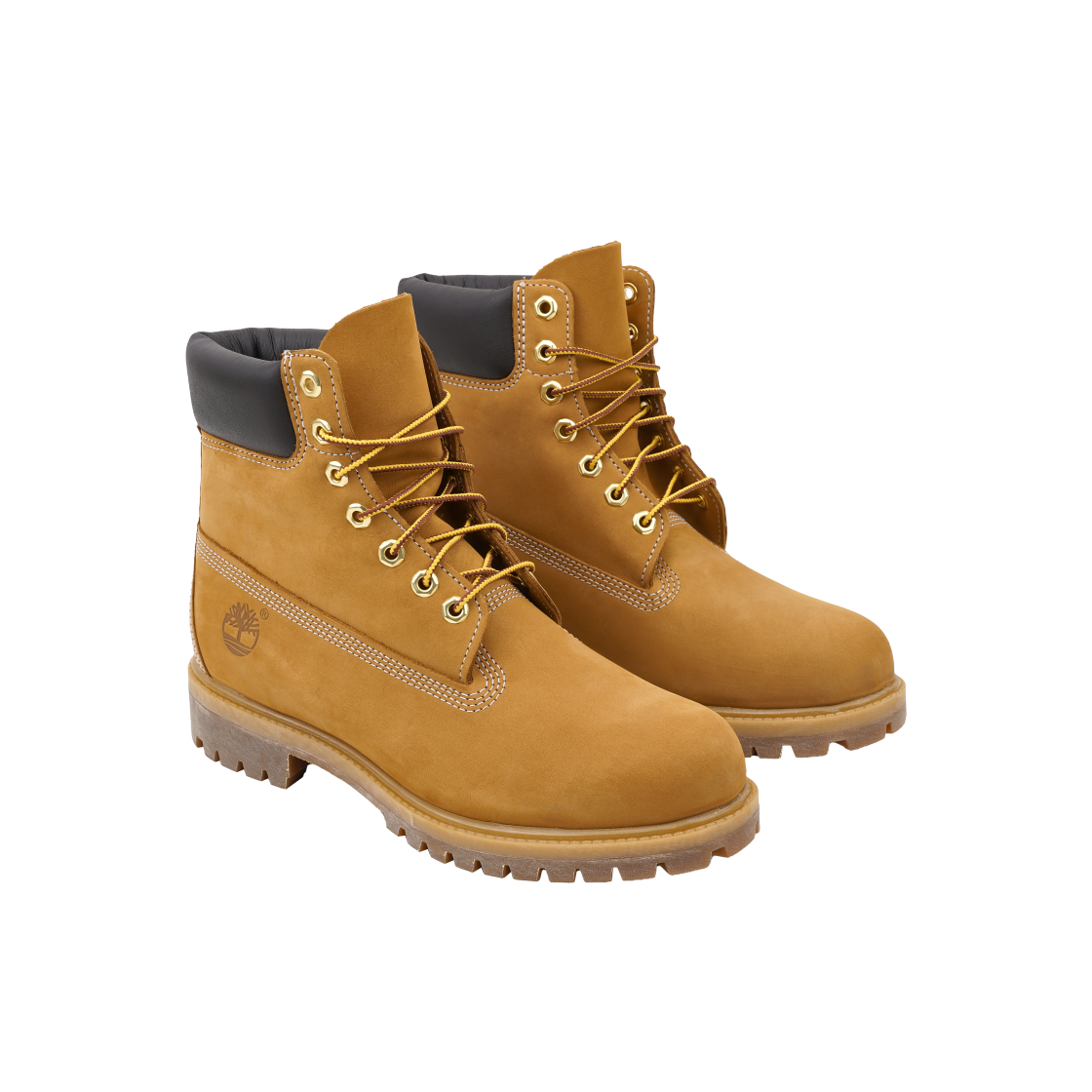 TB010061713/TB110061713 Timberland Premium 6 inch Waterproof Boot Wheat Nubuck - Wide - #4