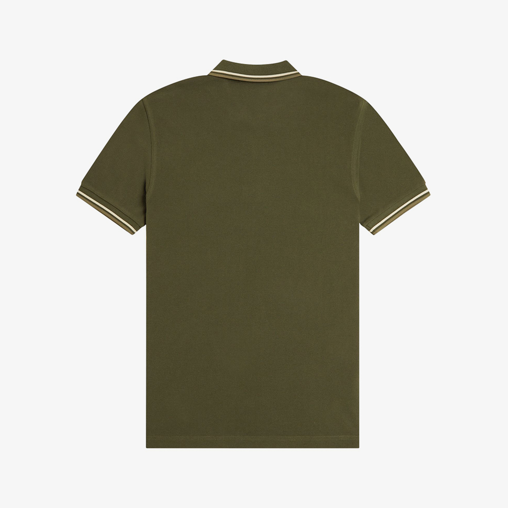 프레드페리 트윈 팁 프레드페리 셔츠 헌팅그린/라이트오이스터/로렐리스그린(Fred Perry Twin Tipped Fred Perry Shirt Hunting Green) - 5