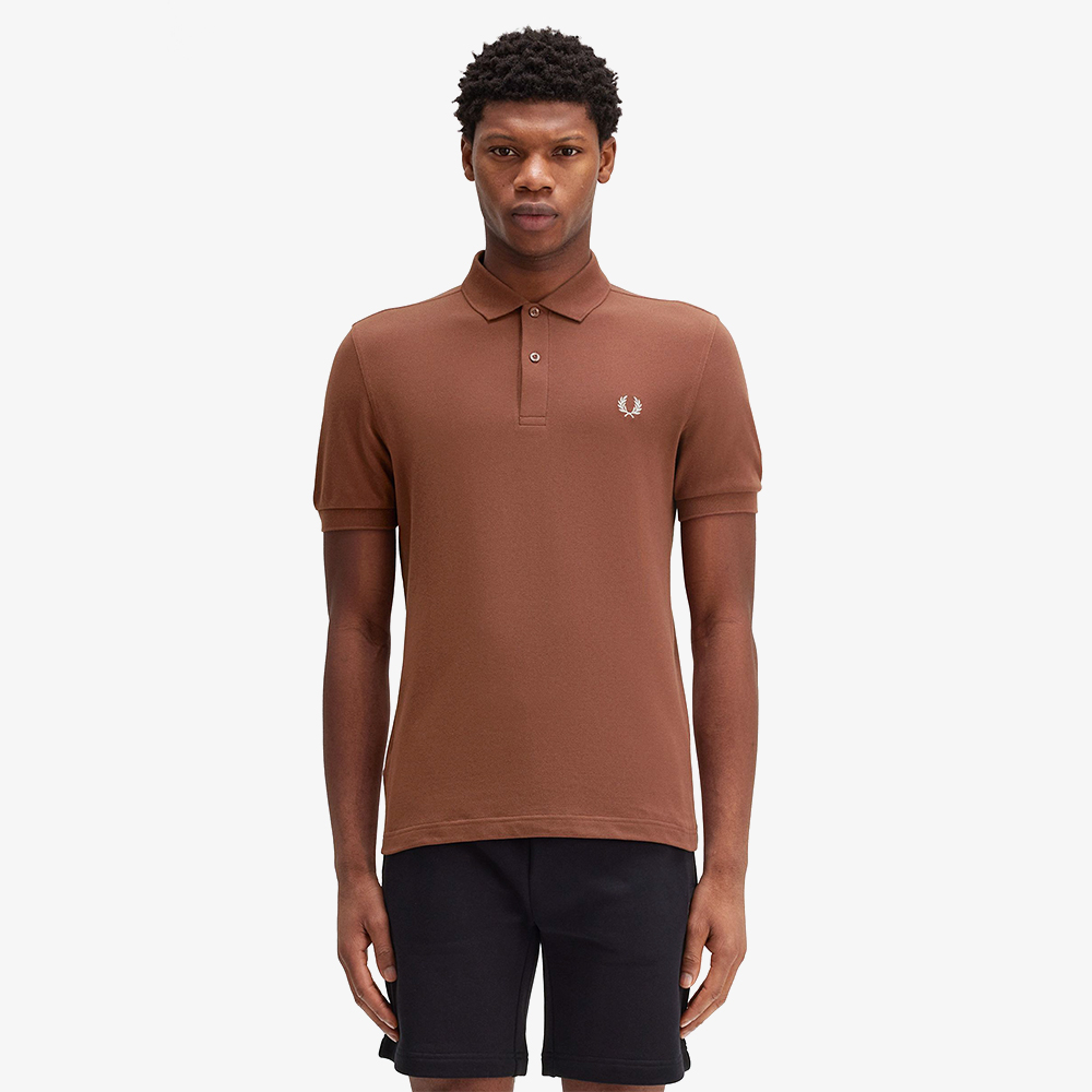 프레드페리 플레인 프레드페리 셔츠 위스키브라운/포리지(Fred Perry Plain Fred Perry Shirt Whisky Brown) - 2
