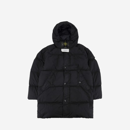 Stone Island 70123 Crinkle Reps R-NY Wind Resistant Down Parka Black - 24FW