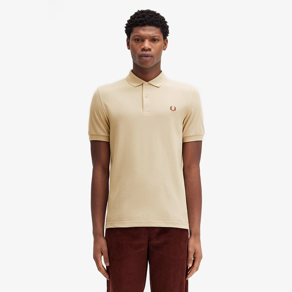 프레드페리 플레인 프레드페리 셔츠 오트밀/위스키브라운(Fred Perry Plain Fred Perry Shirt Oatmeal) - 2