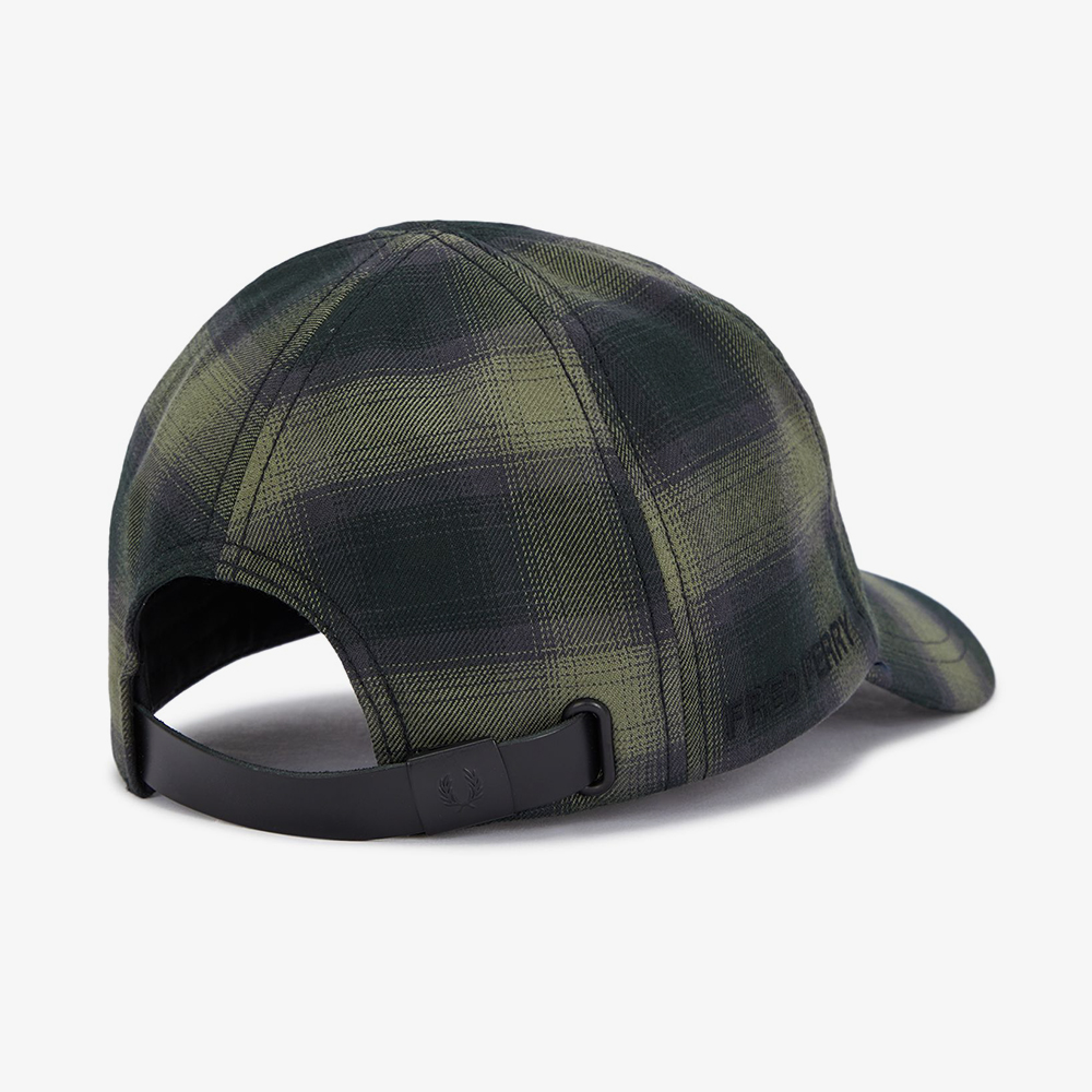 프레드페리 블러 체크 캡 로렐리스그린(Fred Perry Blurred Check Cap Laurel Wreath Green) - 6