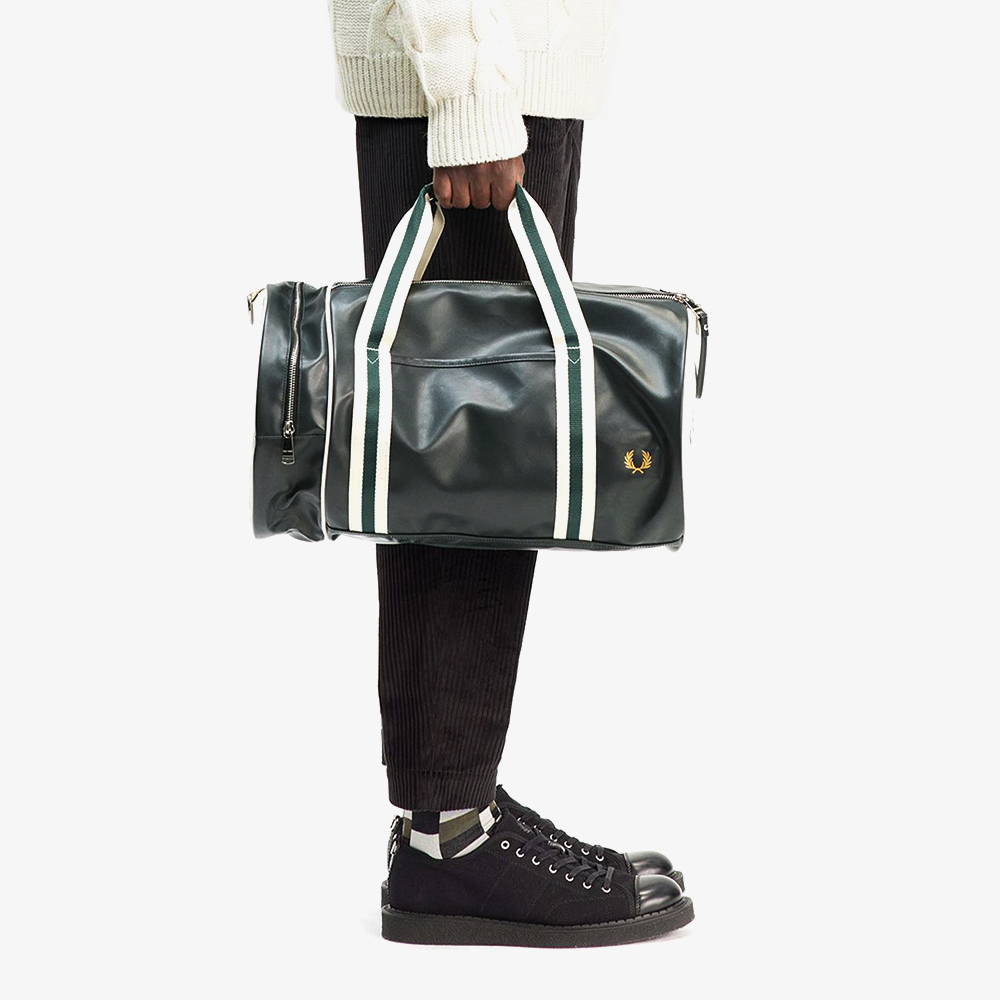 프레드페리 클래식 배럴 백 나이트그린(Fred Perry Classic Barrel Bag Night Green) - 3