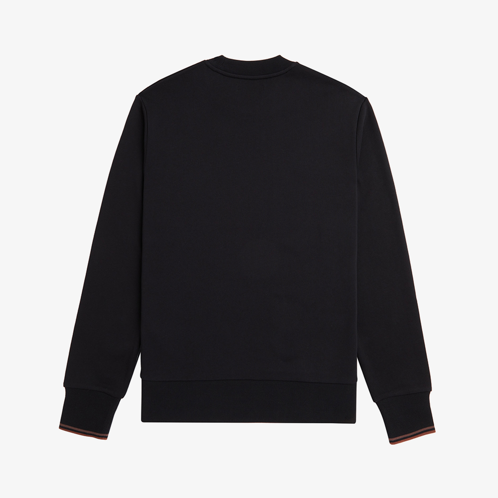 프레드페리 크루넥 스웻셔츠 블랙(Fred Perry Crew Neck Sweatshirt Black) - 6