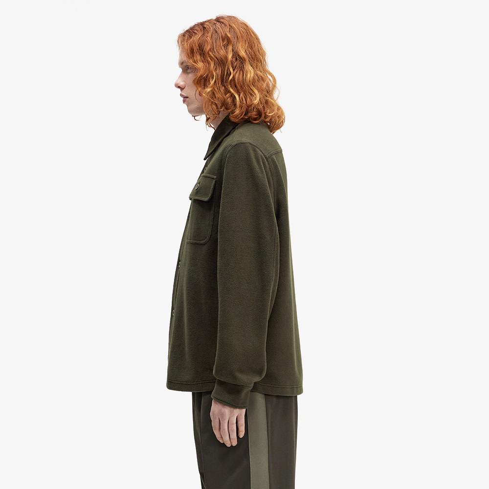 프레드페리 플리스 오버셔츠 헌팅그린(Fred Perry Fleece Overshirt Hunting Green) - 3