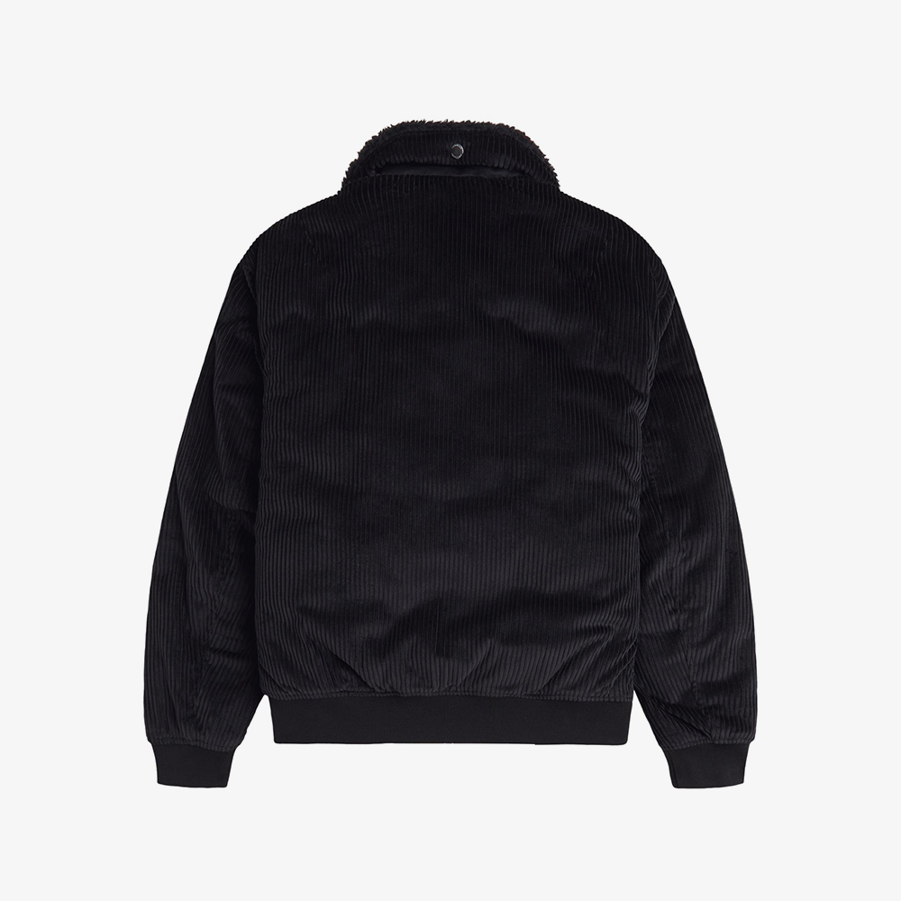 프레드페리 디테쳐블 칼라 코듀로이 봄버 자켓 블랙(Fred Perry Removable Collar Cord Bomber Jacket Black) - 6