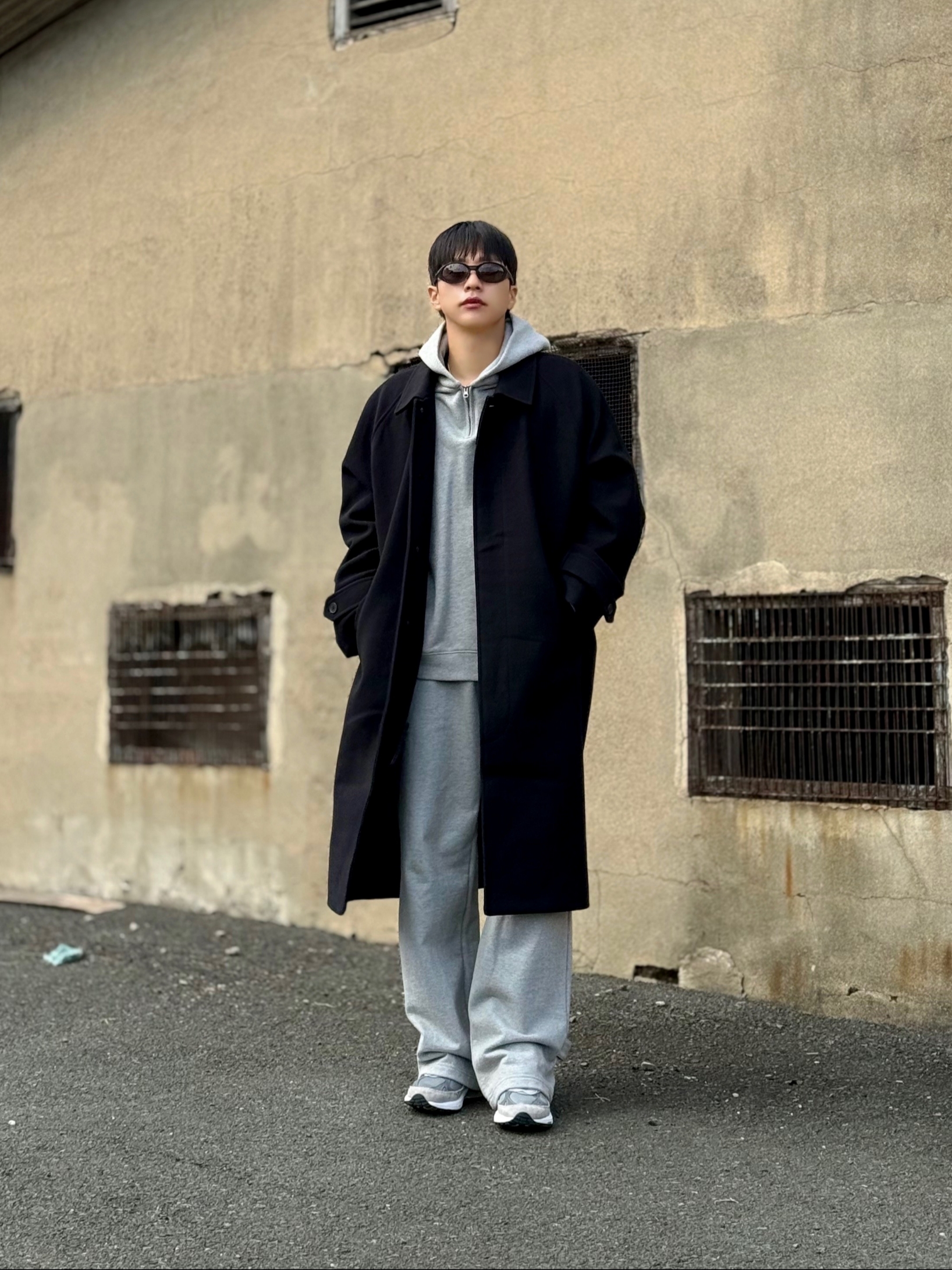 Oakley Eye Jacket Redux Matte Black Frame Prizm Grey Lenses High Bridge Fit, (W) New Balance 993 Made in USA Grey - B Standard 착용 스타일 - 1