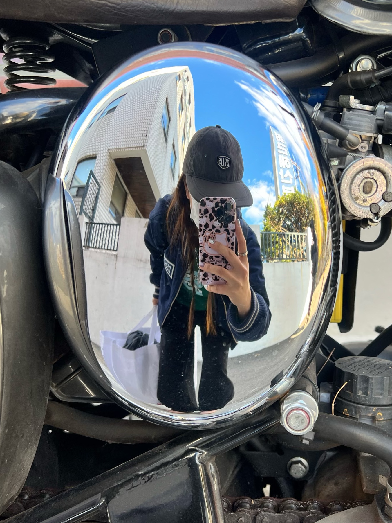 Deus Ex Machina Stowaway Cap Clover Green 착용 스타일