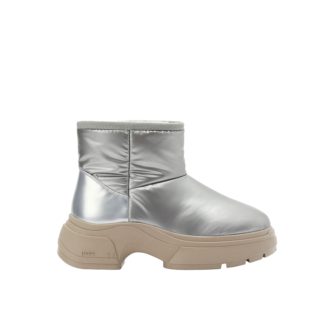 페이즈 패디드 퍼 부츠 실버(PAES Padded Fur Boots Silver)