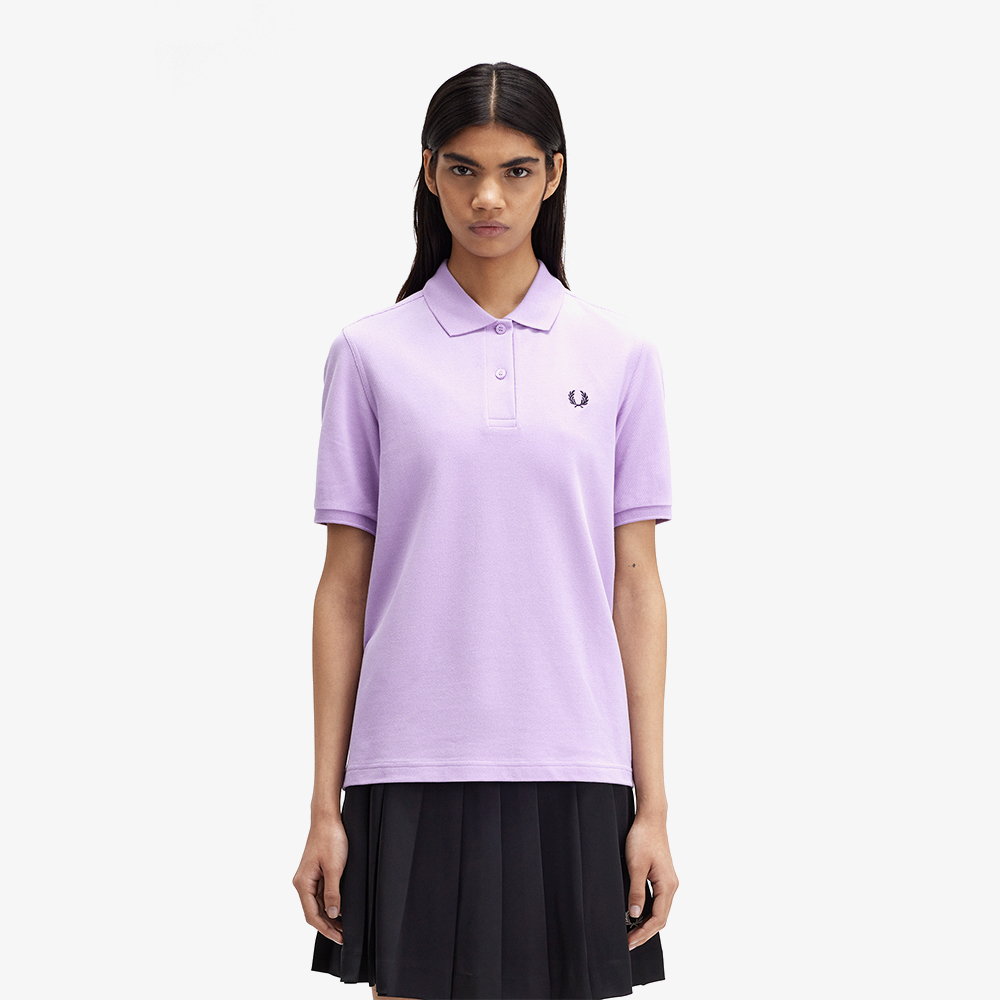 프레드페리 우먼 플레인 프레드페리 셔츠 바이올렛/네이비(Fred Perry Womens Plain Fred Perry Shirt Ultra Violet) - 2
